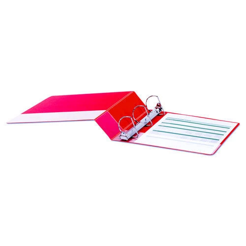 Universal UNV20783 3 Ring 2 In. Capacity Deluxe Non-View D-Ring Binder With Label Holder - Red - Image 3