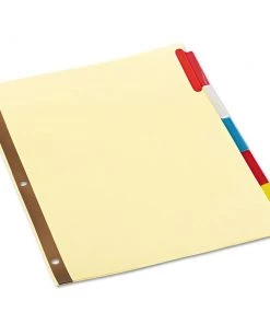 Universal UNV20860 Deluxe Extended 5-Insertable Tab 11 In. X 8.5 In. Indexes (24/Box)