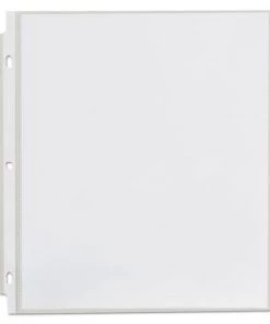 Universal UNV21128 Heavy Gauge Top-Load Poly Sheet Protectors - Clear (50/Pack)