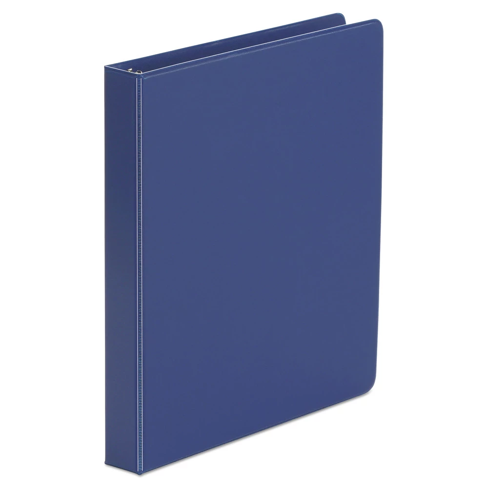 Universal UNV31402 Economy 1 In. Capacity 11 In. X 8.5 In. Non-View Round 3-Ring Binder - Royal Blue