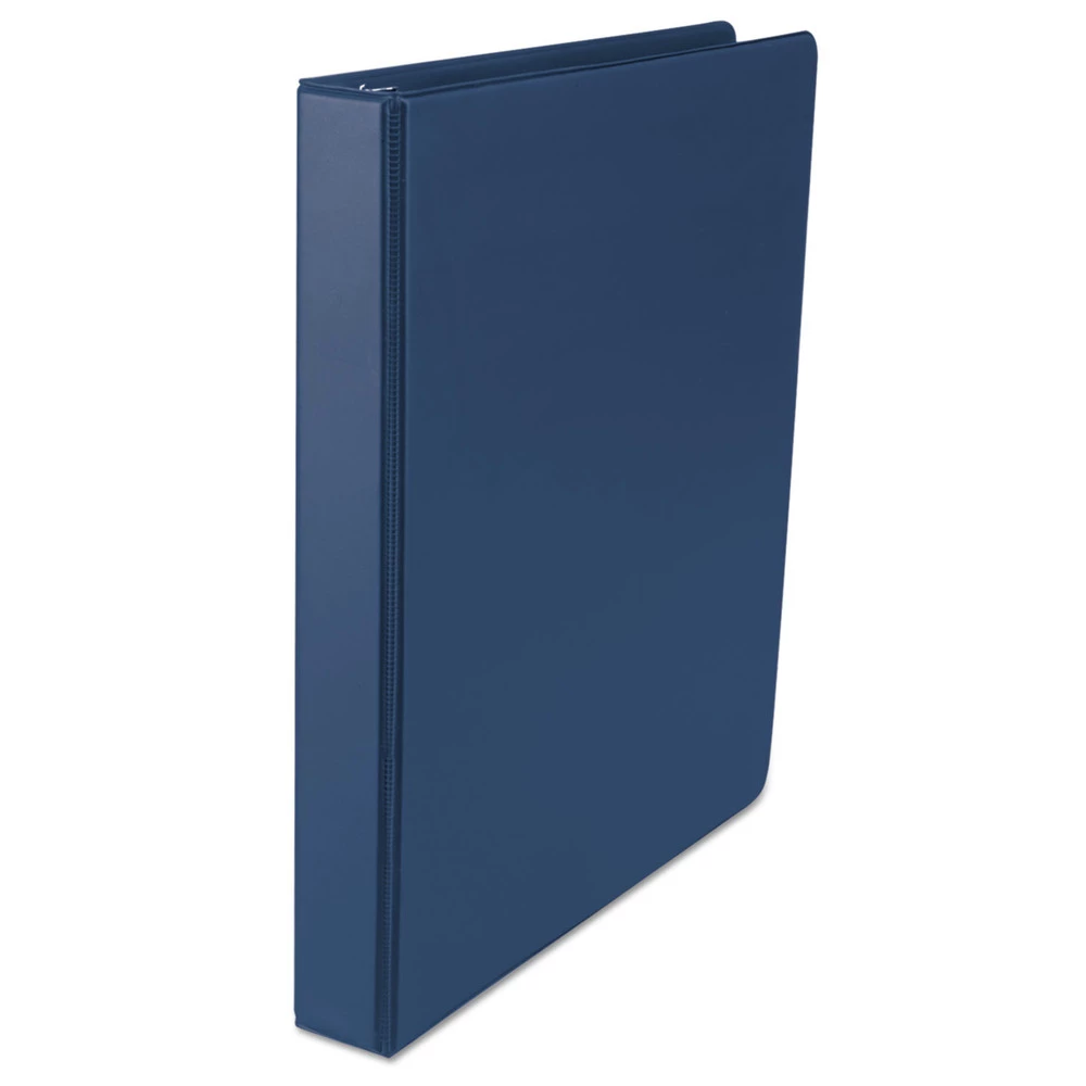 Universal UNV31402 Economy 1 In. Capacity 11 In. X 8.5 In. Non-View Round 3-Ring Binder - Royal Blue - Image 2