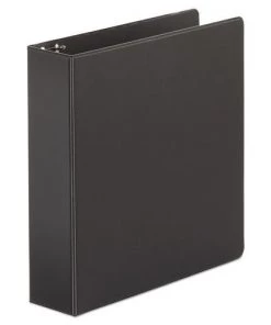 Universal UNV34401 Economy Non-View Round 2 In. Capacity 11 In. X 8.5 In. 3-Ring Binder - Black