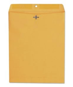 Universal UNV35267 #97 Square Flap Clasp/Gummed Closure 10 In. X 13 In. Envelopes - Brown Kraft (100-Piece/Box)