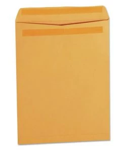 Universal UNV35291 9.5 In. X 12.5 In. Square Flap Self-Stick Open-End Catalog Envelopes - Brown Kraft (250/Box)