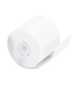 Universal UNV35705RL Impact/Inkjet Print 0.5 In. Core 2.25 In. X 128 Ft. Bond Paper Rolls - White