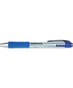 Universal 39721 Comfort Grip Retractable Medium 0.7mm Gel Pen - Blue (1 Dozen)
