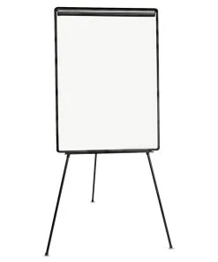 Universal UNV43032 29 In. X 41 In. Tripod-Style Dry Erase Easel - White/Easel