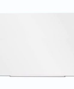Universal UNV43233 Frameless 48 In. X 36 In. Glass Marker Board - White