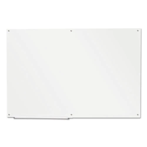 Universal UNV43234 Frameless 72 In. X 48 In. Glass Marker Board - White