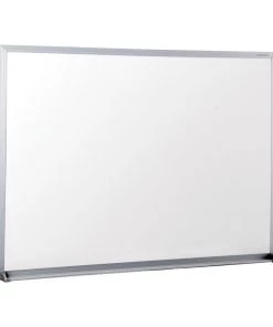 Universal UNV43622 24 In. X 18 In. Satin-Finished Aluminum Frame Melamine Dry-Erase Board