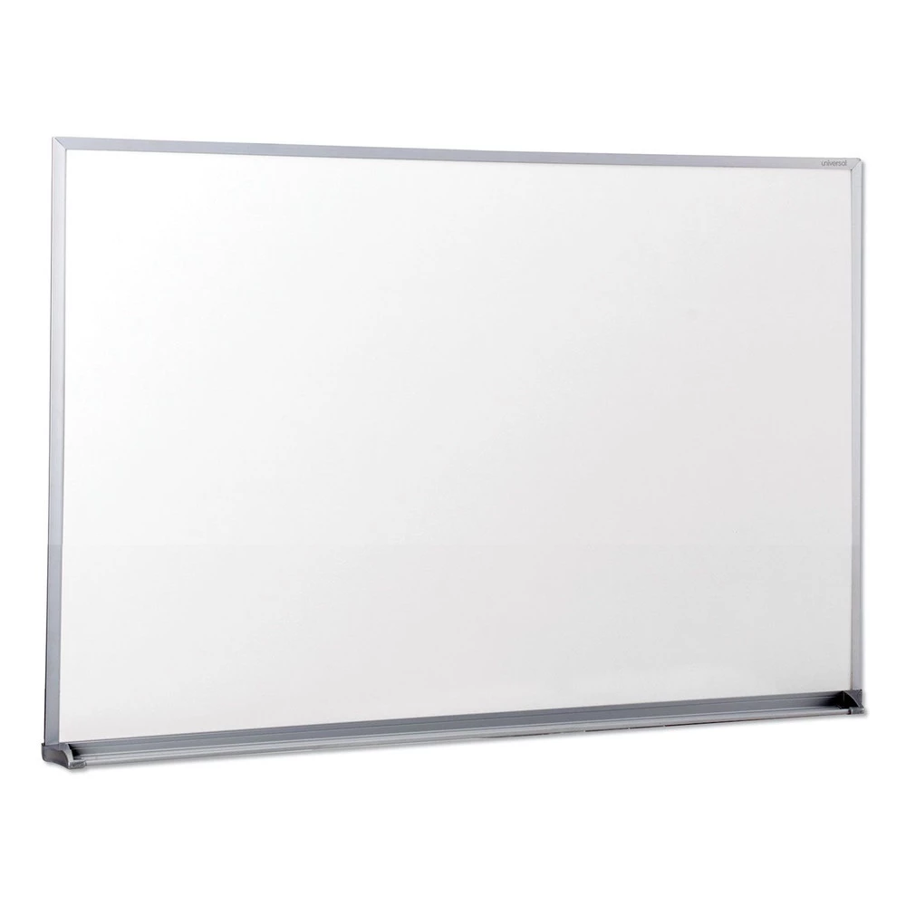 Universal UNV43623 36 In. X 24 In. Satin Finished Aluminum Frame Melamine Dry Erase Board