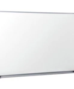 Universal UNV43624 48 In. X 36 In. Satin-Finished Aluminum Frame Melamine Dry-Erase Board