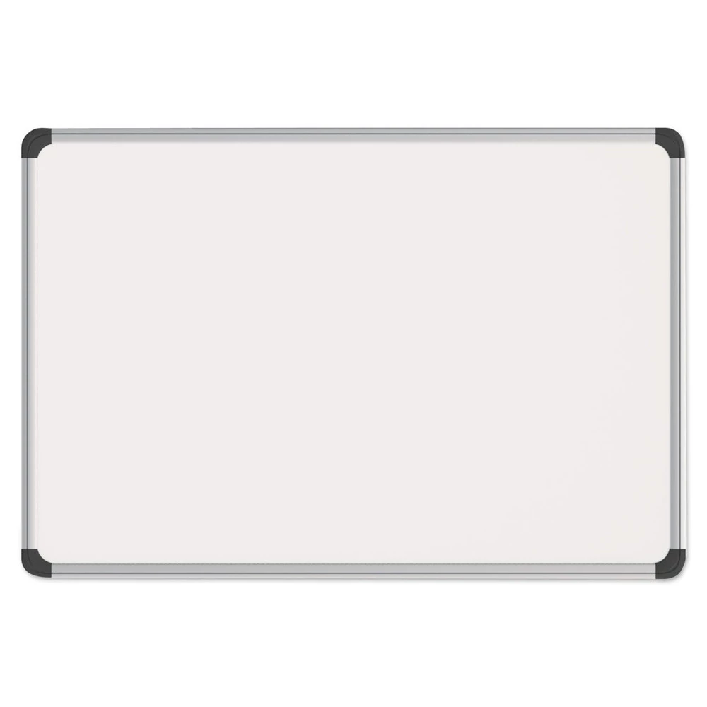 Universal UNV43732 Magnetic Steel Aluminum Frame 24 In. X 18 In. Dry Erase Board - White