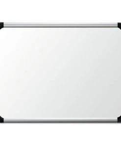 Universal UNV43841 Porcelain Magnetic Dry Erase Board, 24 X36, White