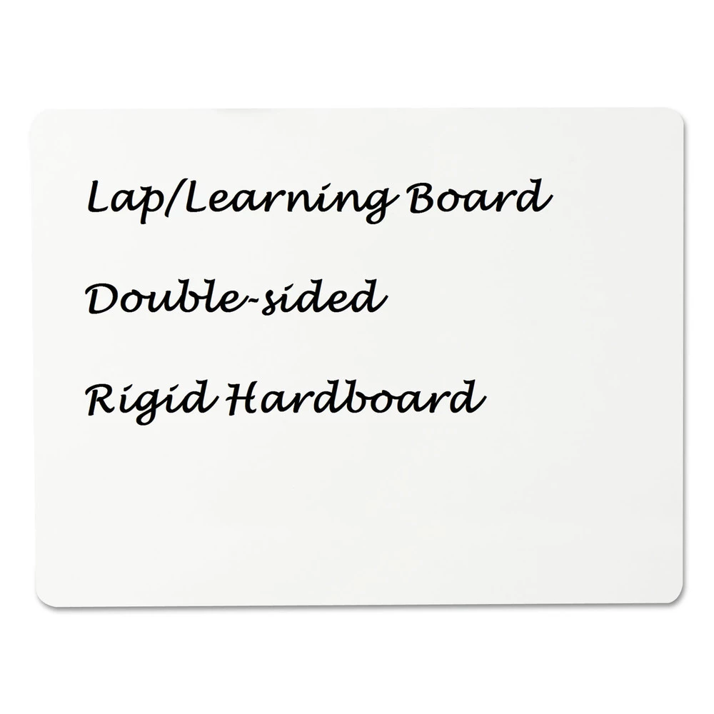Universal UNV43910 11-3/4 In. X 8-3/4 In. Lap/Learning Dry-Erase Board - White (6/Pack) - Image 4