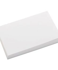 Universal UNV47200EE 3 In. X 5 In. Unruled Index Cards - White (100-Piece/Pack)