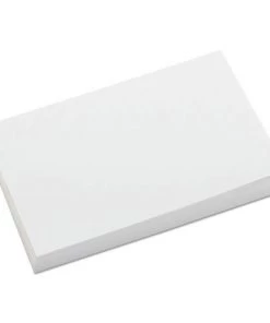 Universal UNV47205 Unruled 3 In. X 5 In. Index Cards - White (500-Piece/Pack)