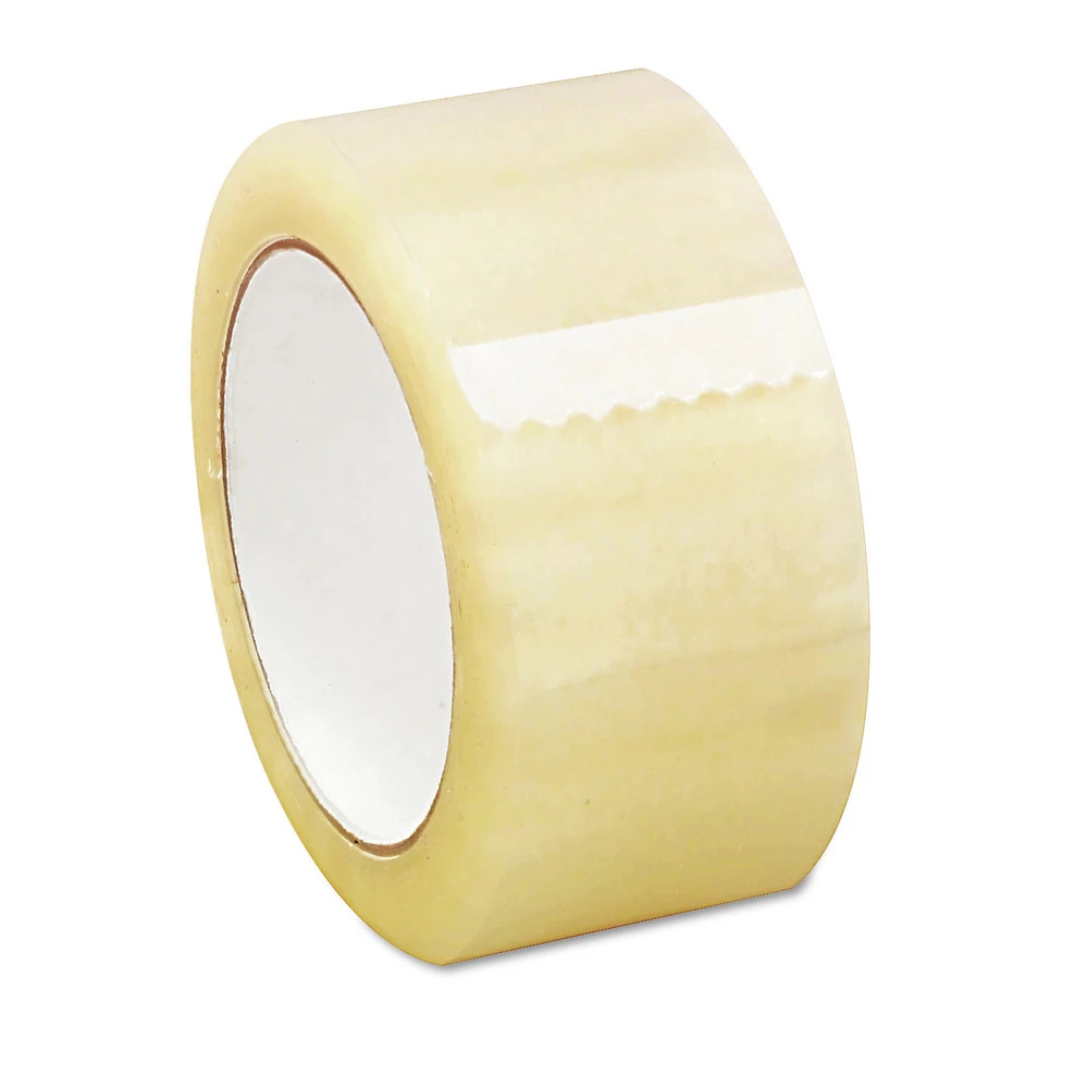 Universal UNV63120 1.88 In. X 110 Yds, 3 In. Core, Deluxe General-Purpose Acrylic Box Sealing Tape - Clear (6/Pack) - Image 3