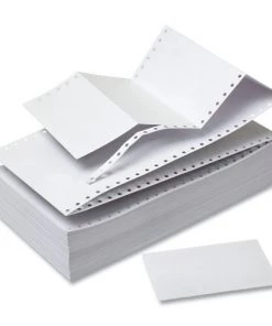 Universal UNV63135 3 In. X 5 In., Continuous Unruled Index Cards - White (4000/Carton)