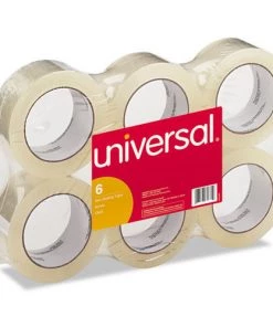 Universal UNV63500 3 In. Core 1.88 In. X 110 Yards General-Purpose Box Sealing Tape - Clear (6 Rolls/Pack)