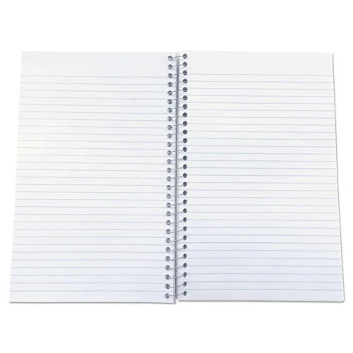 Universal UNV66410 Wirebound Medium/College Rule 3-Subject 9.5 In. X 6 In. 120-Sheet Notebook - Black - Image 2