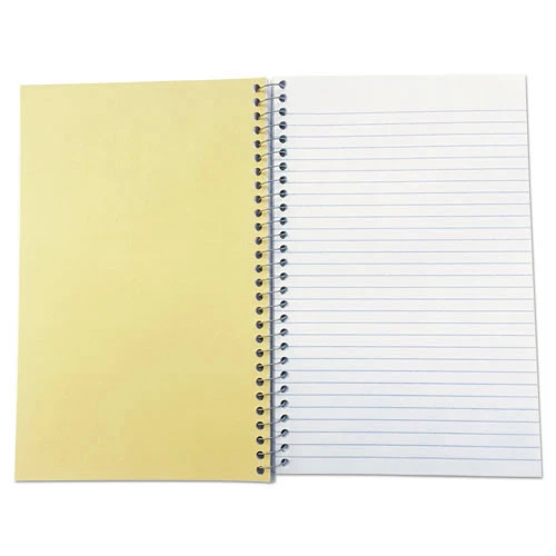 Universal UNV66410 Wirebound Medium/College Rule 3-Subject 9.5 In. X 6 In. 120-Sheet Notebook - Black - Image 3