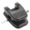 Universal UNV74222 9/32 In. Holes, 30-Sheet Two-Hole Punch - Black