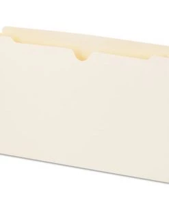 Universal UNV74500 Straight Tab Legal Size Economical File Jackets - Manila (50/Box)