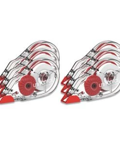 Universal UNV75606 Non-Refillable 1/5 In. X 315 In. Correction Tape Dispensers (6-Piece/Pack)