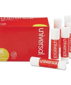 Universal UNV75748VP 0.28 Oz. Glue Stick Value Pack - Clear (30/Pack)