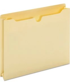 Universal UNV76300T Straight Tab Letter Size Economical File Jackets - Manila (50/Box)