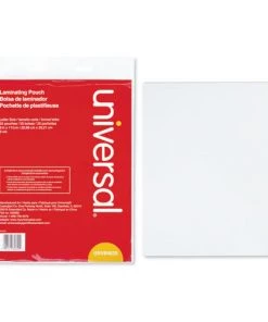 Universal UNV84620 3 Mil 9 In. X 11.5 In. Laminating Pouches - Matte Clear (25-Piece/Pack)