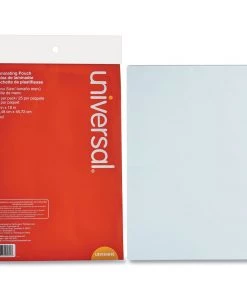 Universal UNV84640 3 Mil 18 In. X 12 In. Laminating Pouches - Matte Clear (25-Piece/Pack)