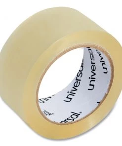 Universal UNV91000 1.88 In. X 54.6 Yds, 3 In. Core, Heavy-Duty Box Sealing Tape - Clear (1-Roll)