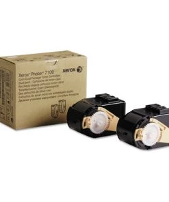 Xerox 106R02602 2-Piece/Pack 9000-Page Yield Toner - Cyan