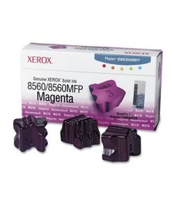 Xerox 108R00724 3400 Page Yield Solid Ink Sticks For Phaser 8560/8560MFP - Magenta (3/Box)