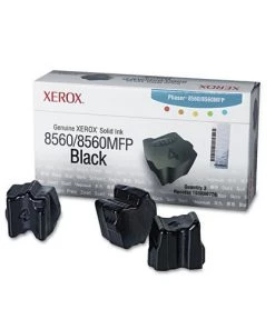 Xerox 108R00726 3400 Page Yield Solid Ink Sticks For Phaser 8560/8560MFP - Black (3/Box)